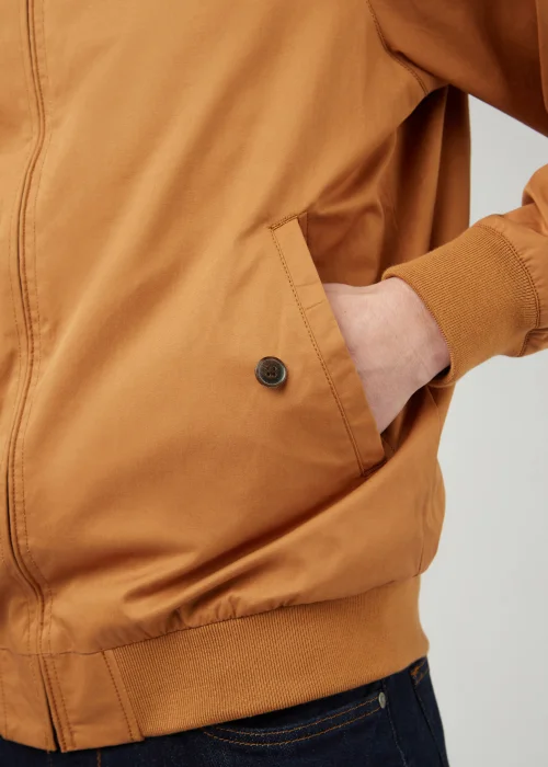 Ben Sherman Brown Harrington Jacket - 3XL Image 6