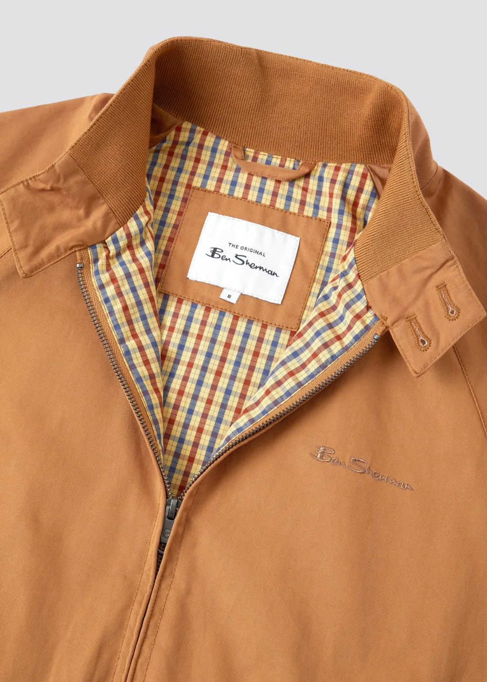 Ben Sherman Brown Harrington Jacket - 3XL Image 8