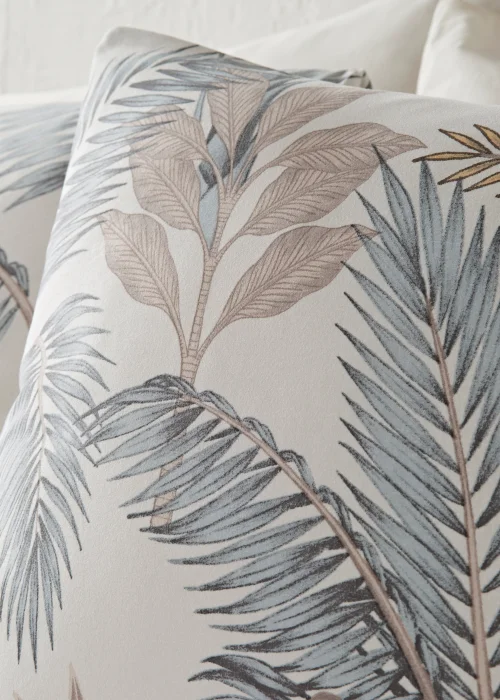 Natural Palm Leaf Print Duvet Cover - Single Image 2
