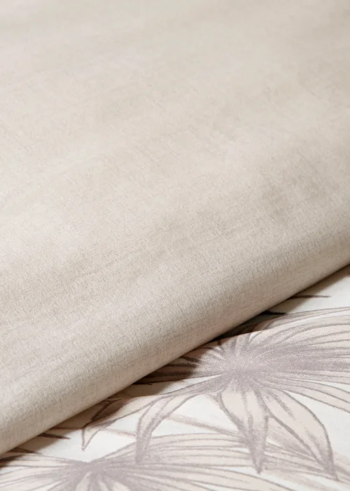 Natural Palm Leaf Print Duvet Cover - Single Image 3