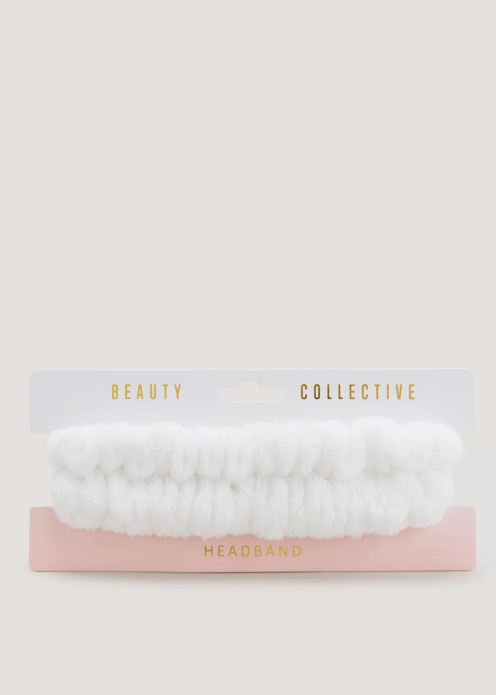 Beauty Collective White Makeup Headband Image 1