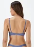 Blue Lace Longline Bra - 32B Image 2