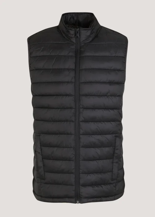 Black Puffer Gilet - S Image 5