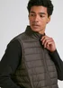 Khaki Puffer Gilet - S Image 3