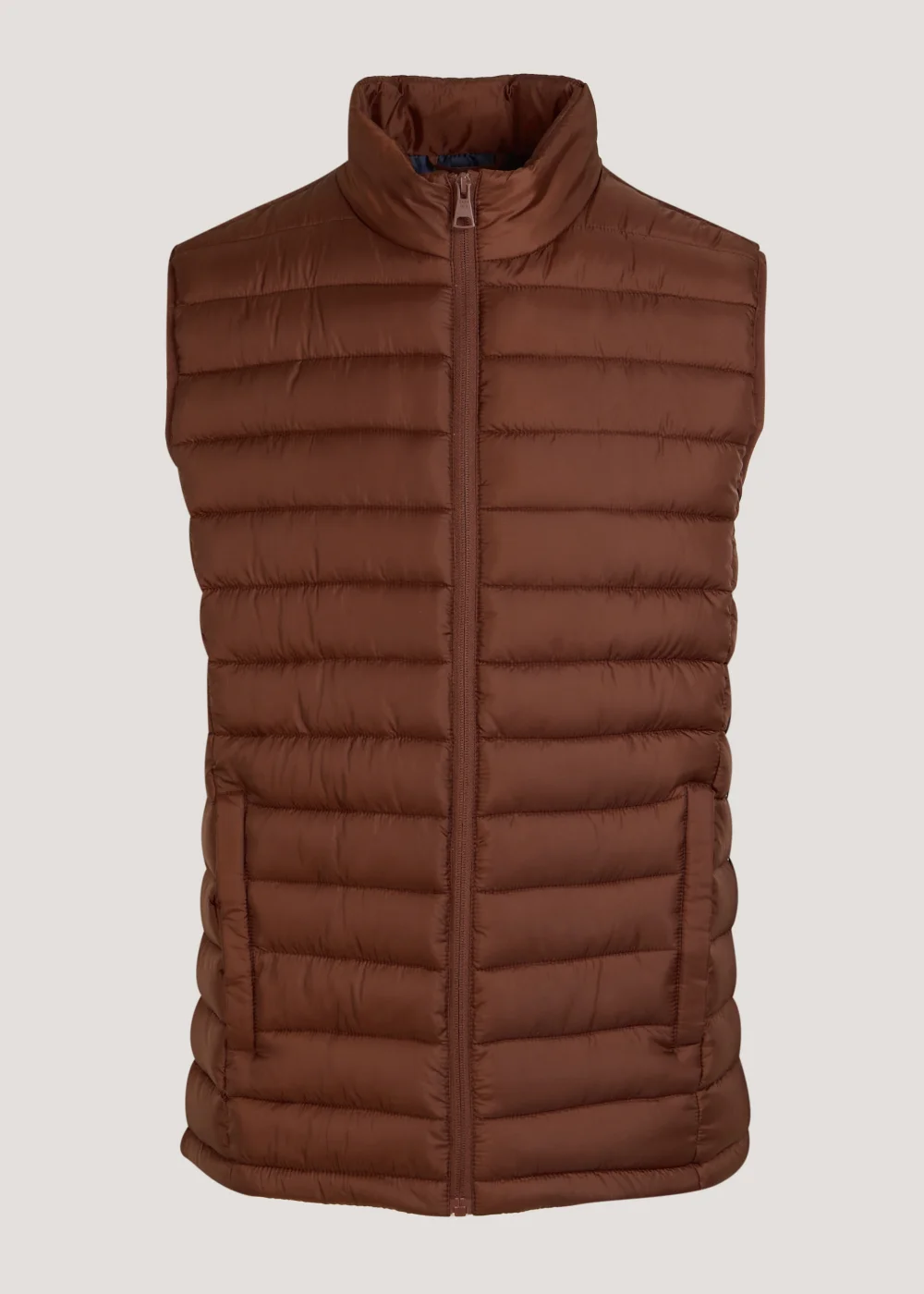 Rust Puffer Gilet - S Image 1