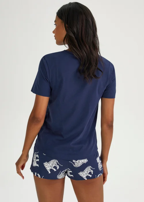 Navy Tiger Pyjama Set - Extra small Image 2