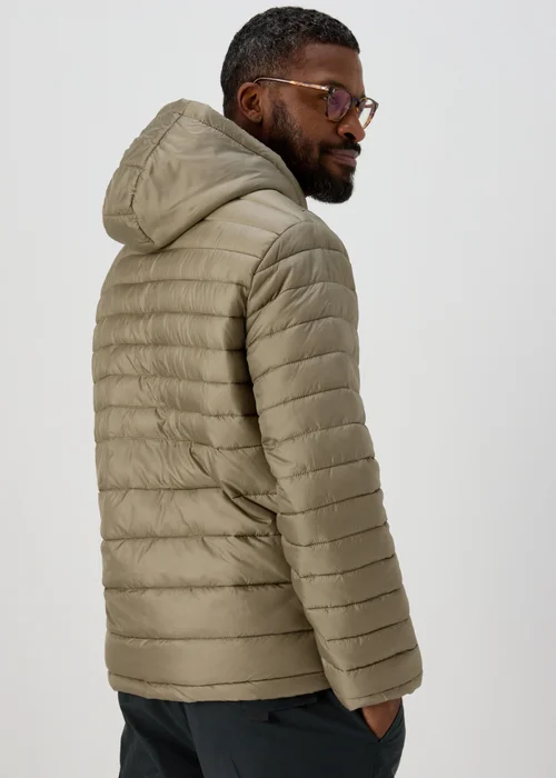 Stone Hooded Puffer Coat - S Image 2