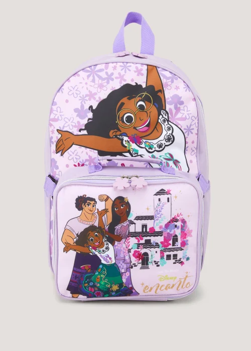 Kids Lilac Disney Encanto School Backpack & Lunch Bag Set - One Size Image 1