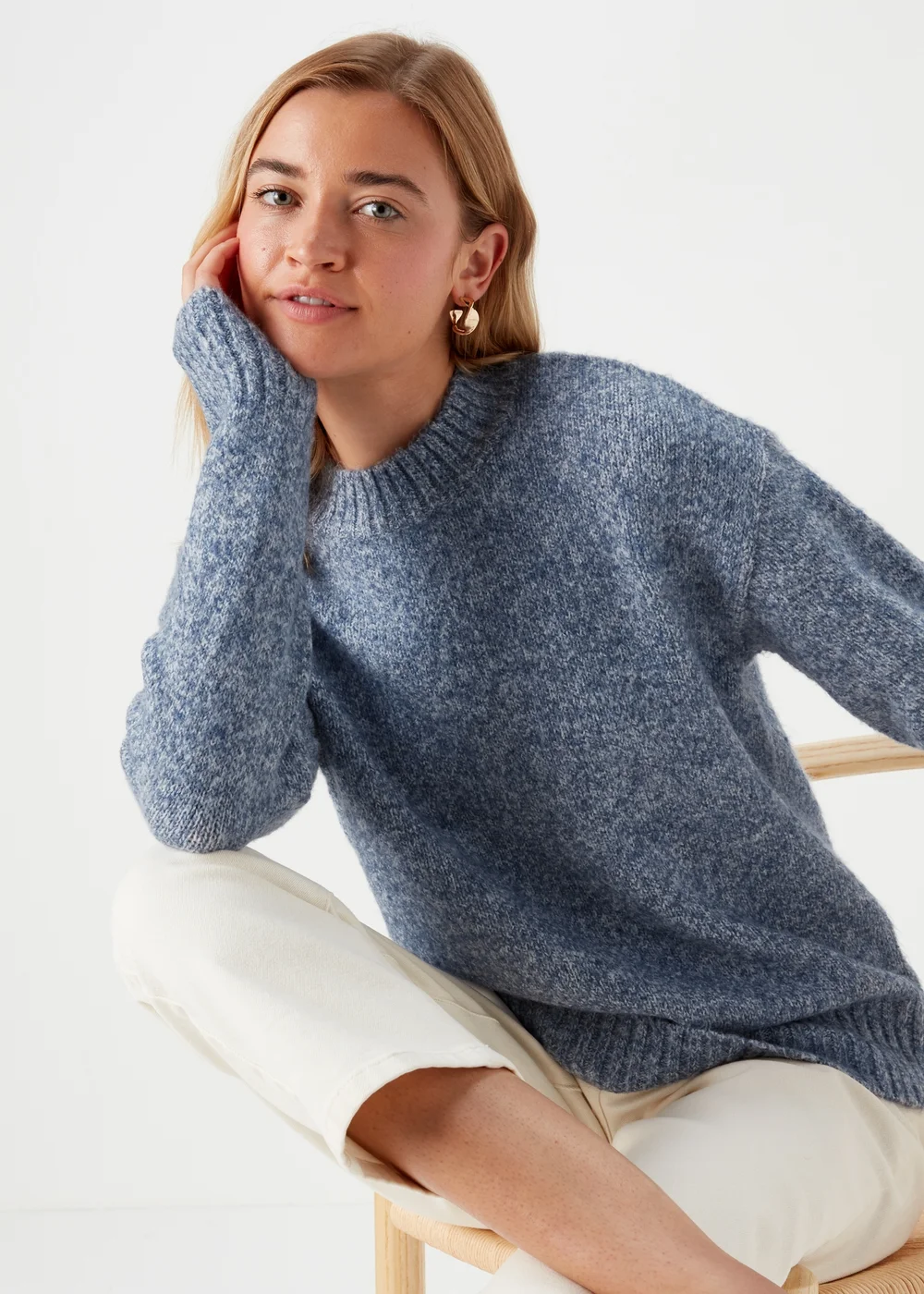 Blue Twist Jumper - XS Image 4