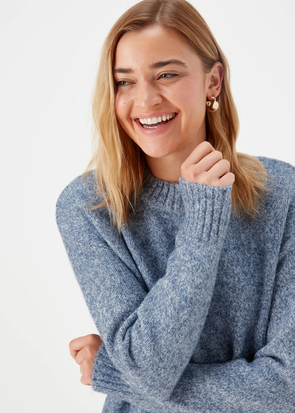 Blue Twist Jumper - XS Image 3