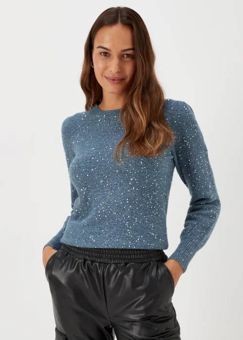Navy Metallic Jumper - XS Image 1