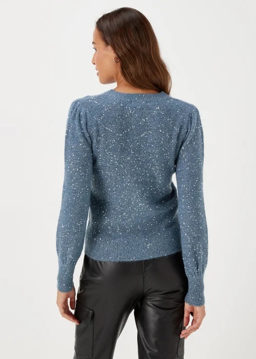 Navy Metallic Jumper - XS Image 2