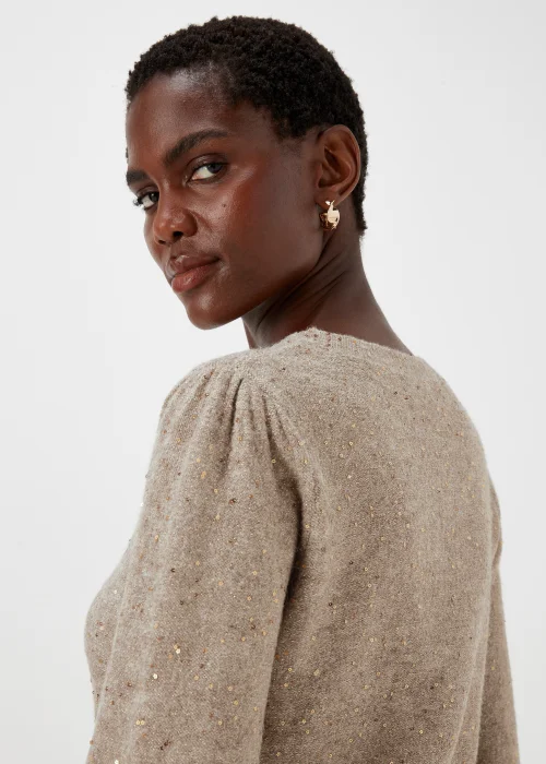 Brown Metallic Jumper - XS Image 3
