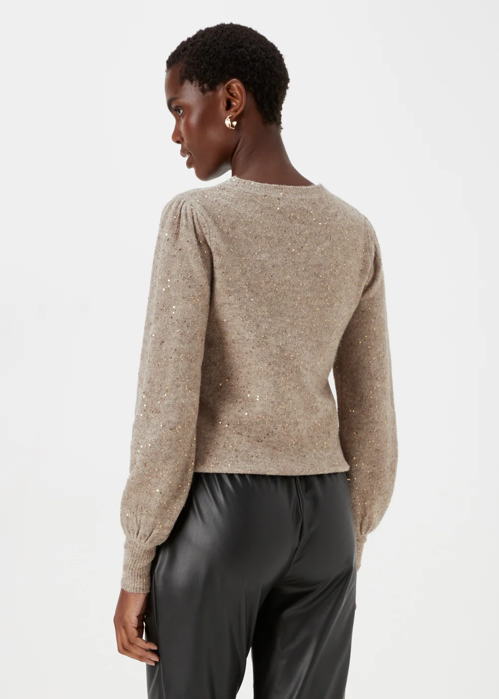 Brown Metallic Jumper - XS Image 2