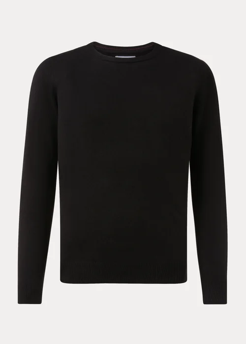 Black Soft Touch Crewneck Jumper - S Image 5