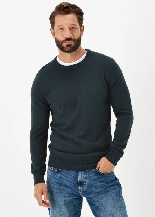 Navy Soft Touch Crew Neck Jumper - S Image 1