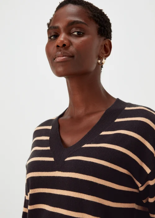 Black Stripe Soft Touch Jumper - 8 Image 3