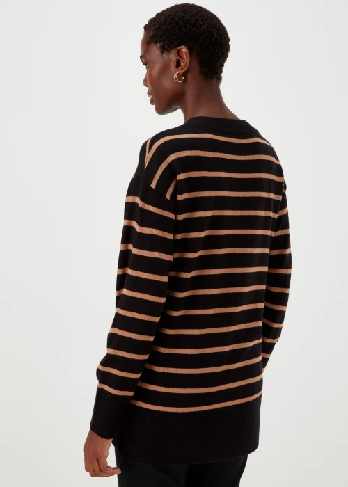 Black Stripe Soft Touch Jumper - 8 Image 2
