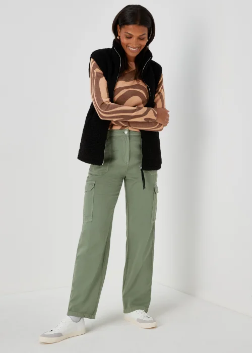 Brown Swirl Print Super Soft Jumper - 8 Image 4