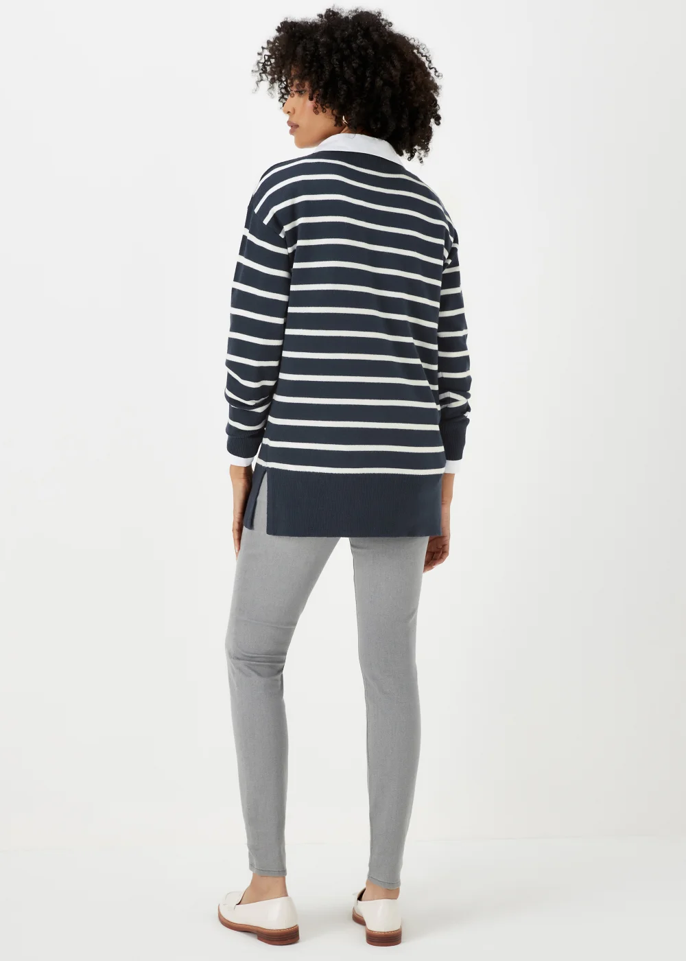 Navy Stripe Soft Touch Jumper - 8 Image 2