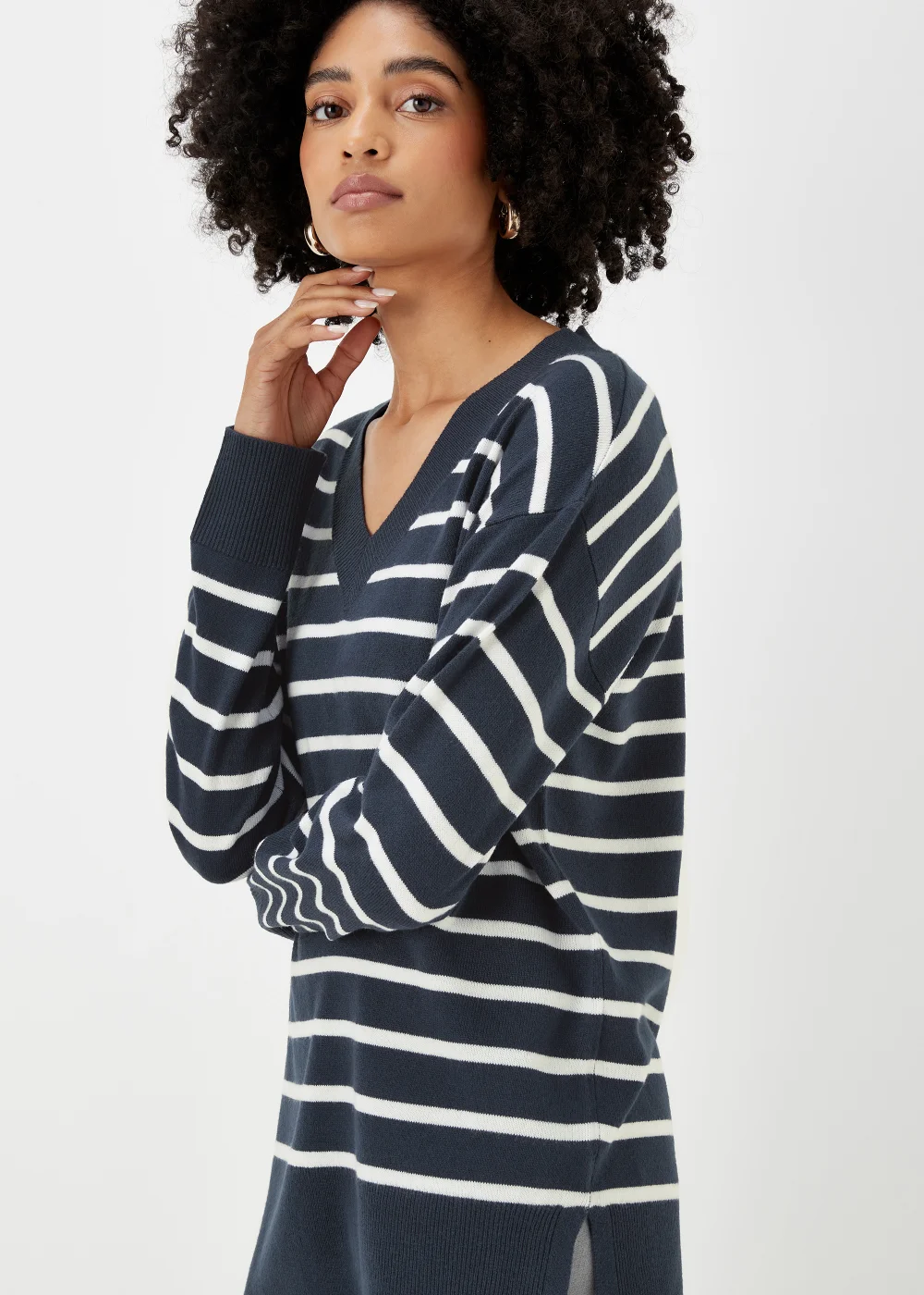 Navy Stripe Soft Touch Jumper - 8 Image 3