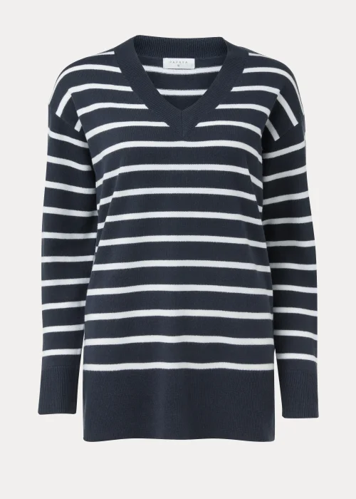 Navy Stripe Soft Touch Jumper - 8 Image 5