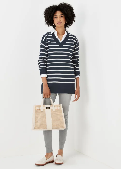 Navy Stripe Soft Touch Jumper - 8 Image 1
