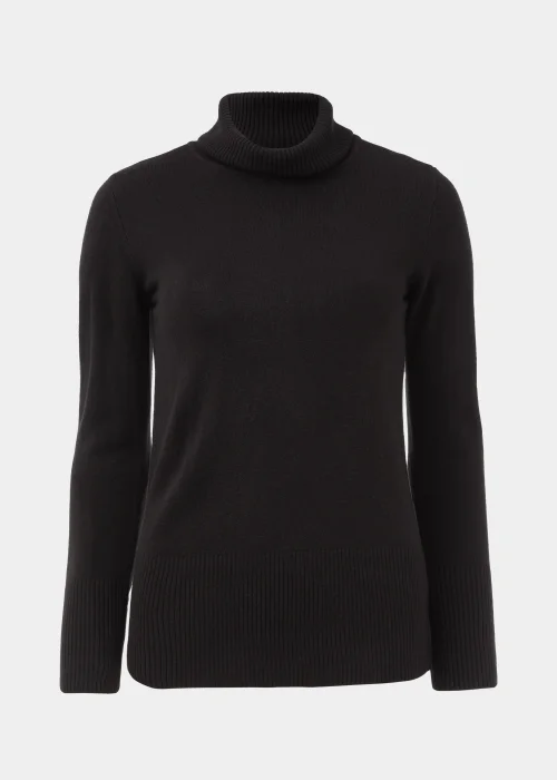 Black Super Soft Roll Neck Jumper - 8 Image 5