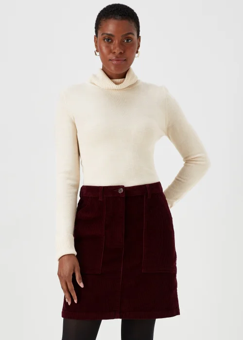 Taupe Super Soft Roll Neck Jumper - 8 Image 1