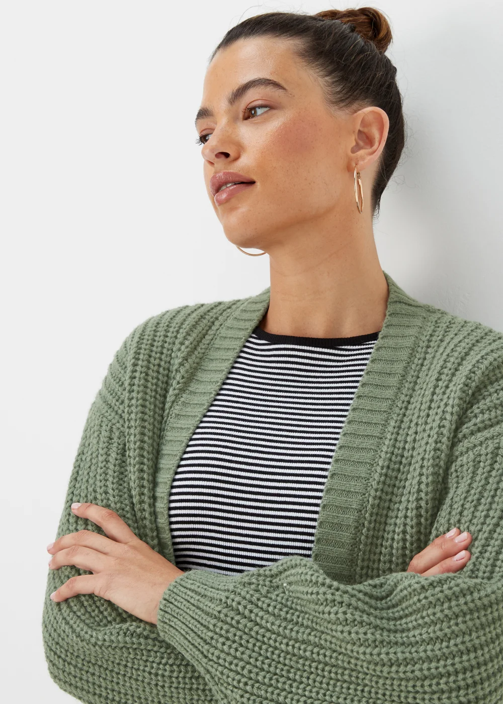 Green Acrylic Cardigan - XS Image 3