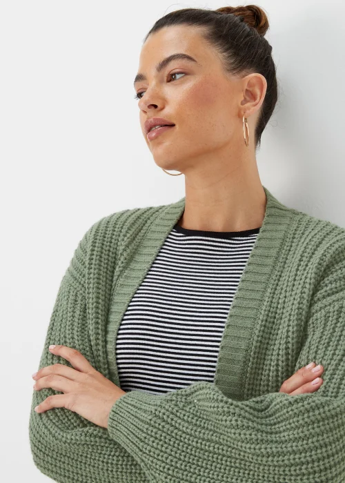 Green Acrylic Cardigan - XS Image 3