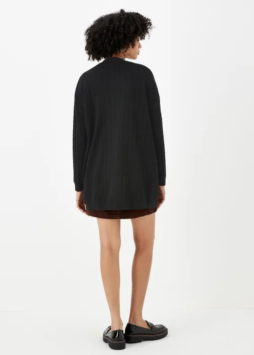 Black Baby Cable Cardigan - XS Image 2