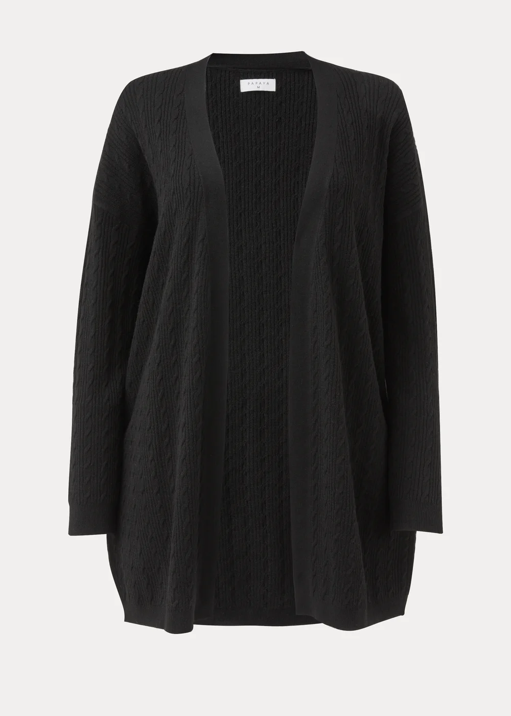 Black Baby Cable Cardigan - XS Image 5