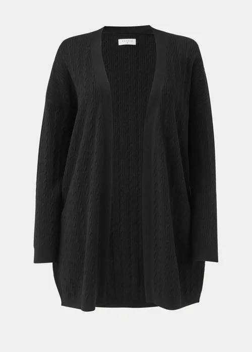 Black Baby Cable Cardigan - XS Image 5