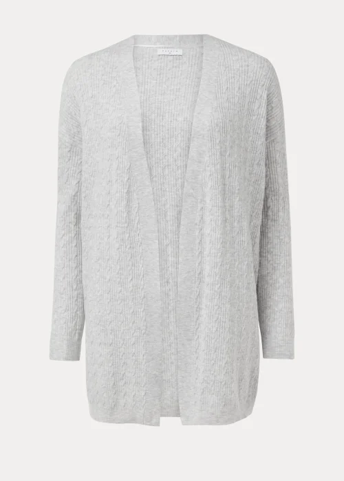 Grey Baby Cable Knit Cardigan - XS Image 5
