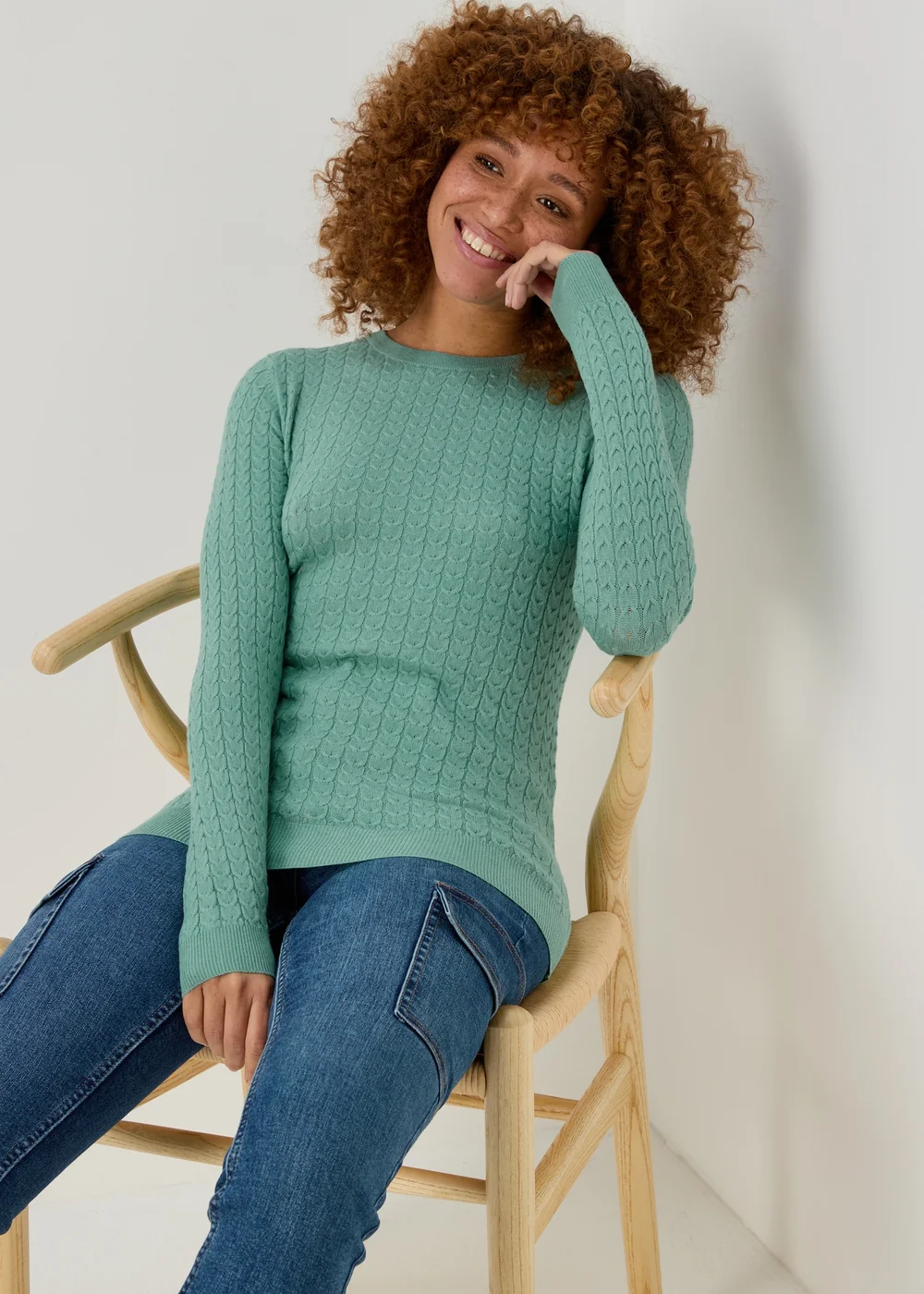 Green Baby Cable Jumper - 8 Image 4