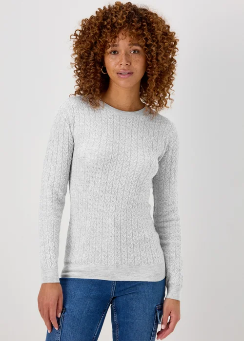 Grey Baby Cable Jumper - 22 Image 1