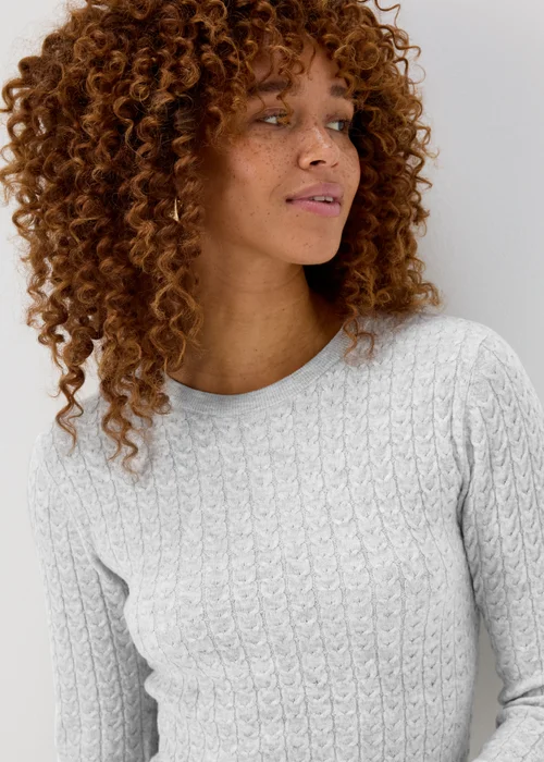 Grey Baby Cable Jumper - 22 Image 3