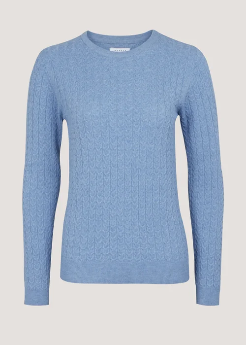 Blue Baby Cable Jumper - 8 Image 5