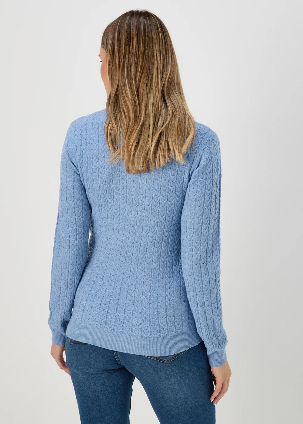 Blue Baby Cable Jumper - 8 Image 2