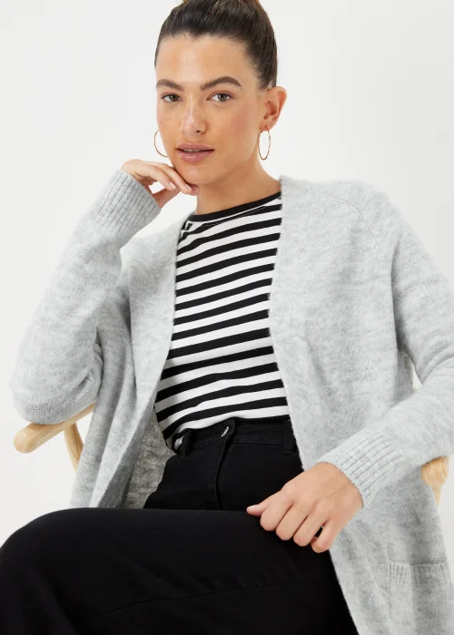 Grey Marl Cardigan - XS Image 4