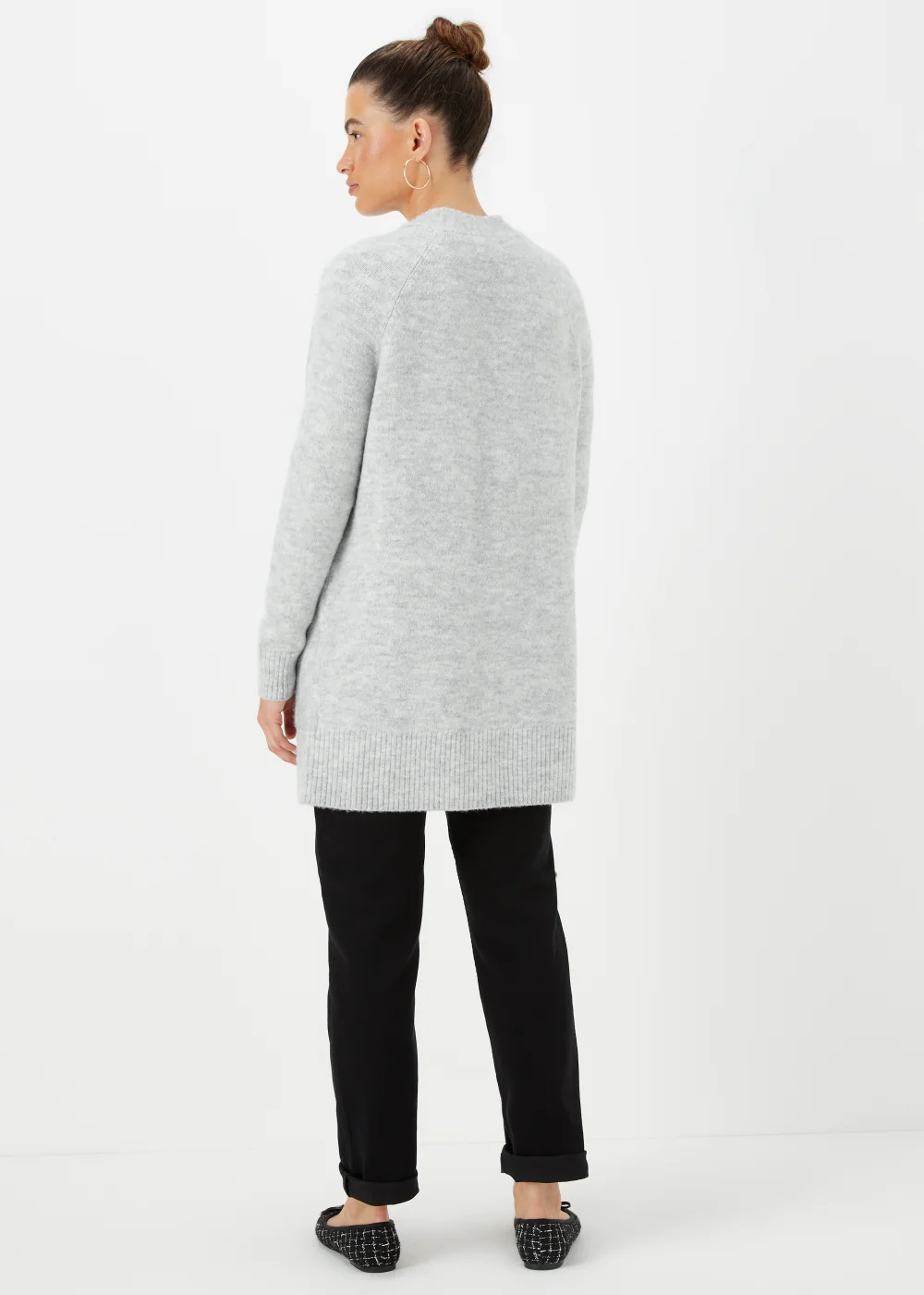 Grey Marl Cardigan - XS Image 2