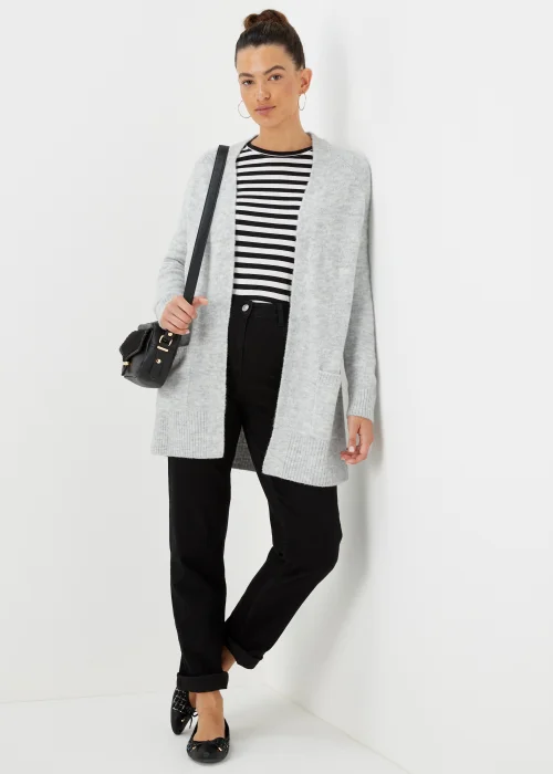 Grey Marl Cardigan - XS Image 1