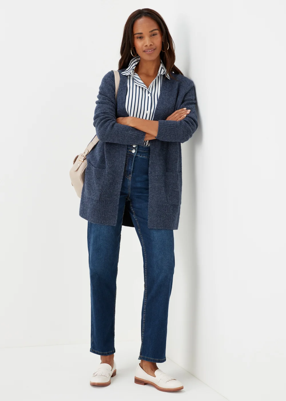 Navy Cardigan - XS Image 4