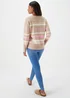 Multicoloured V Neck Jumper - XS Image 2