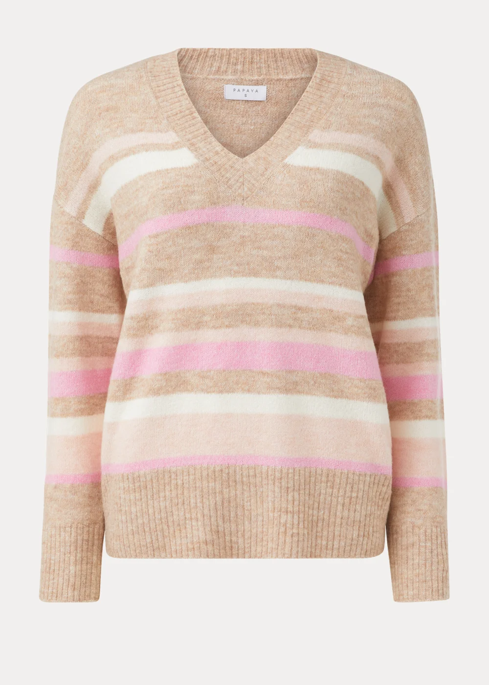 Multicoloured V Neck Jumper - XS Image 5