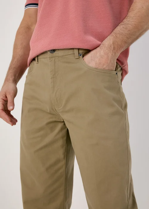 Lincoln Stone 5 Pocket Trousers - 32 Waist Regular Image 3
