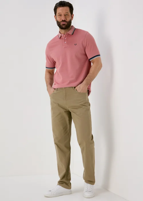Lincoln Stone 5 Pocket Trousers - 32 Waist Regular Image 1