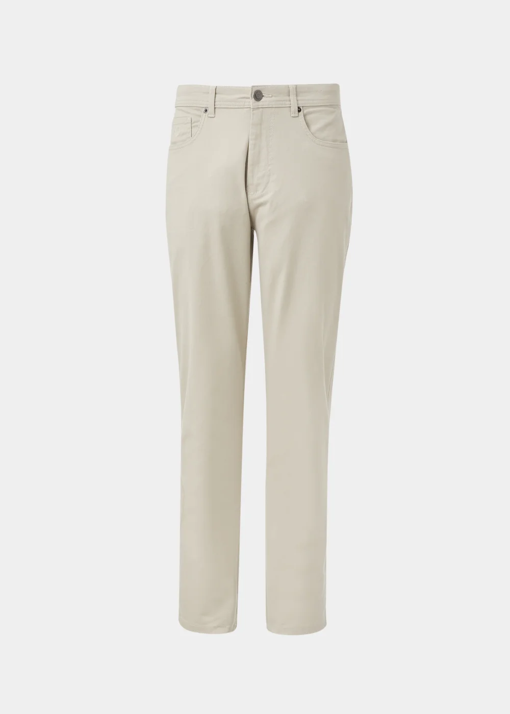 Lincoln Bone 5 Pocket Trousers - 32 Waist Regular Image 5