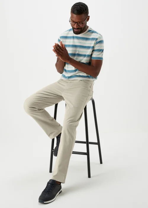 Lincoln Bone 5 Pocket Trousers - 32 Waist Regular Image 4